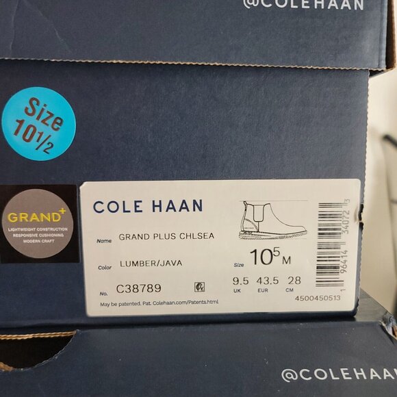 NEW Cole Haan Grand Chelsea Boots Men Size 10.5 Nubuck Dress Casual Chukka Shoes - Picture 10 of 10